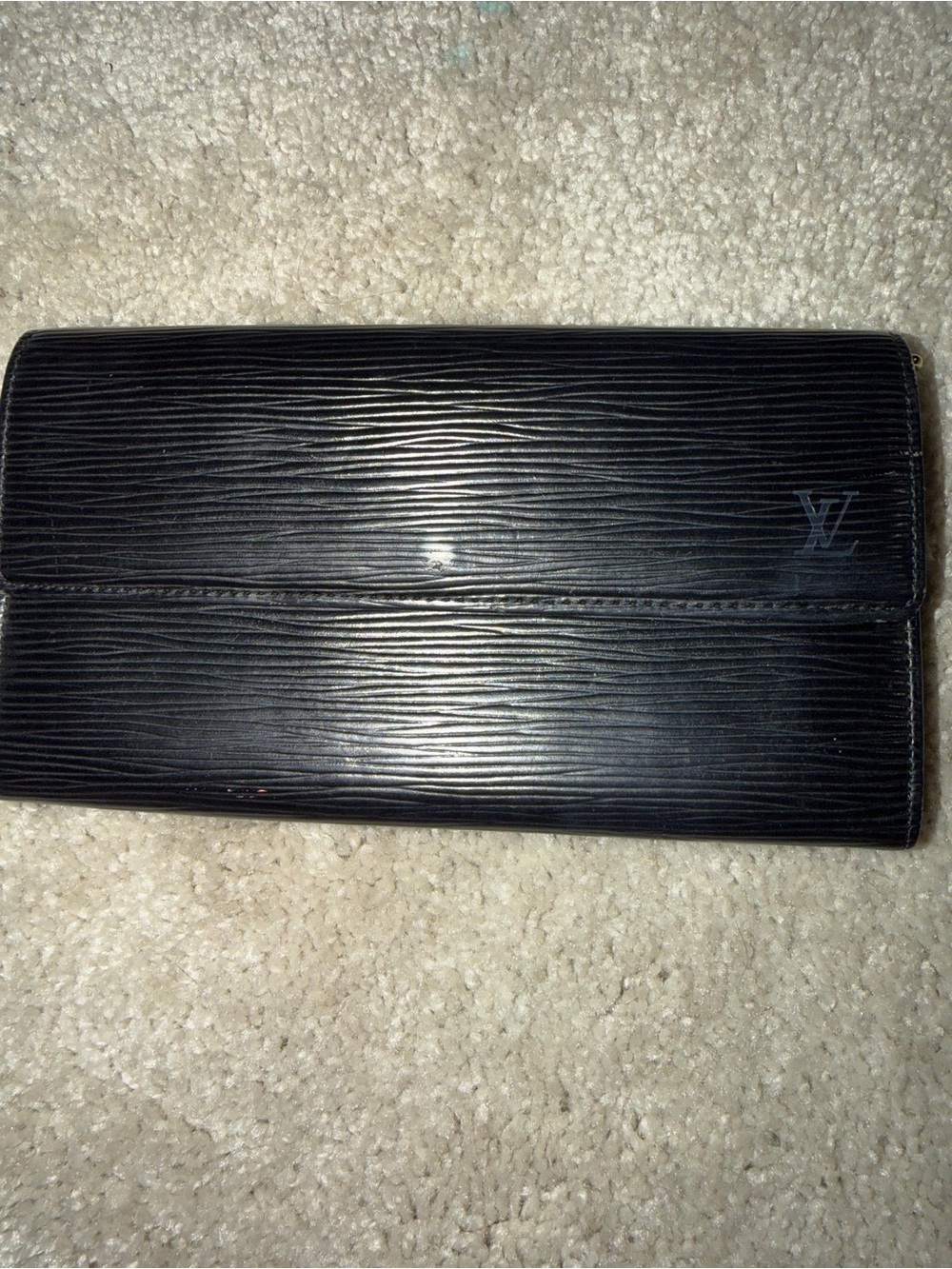 Louis Vuitton Black Epi Leather Wallet